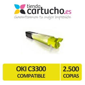 Toner OKI C3300/C3400/C3450/C3530/C3600 compatible, sustituye al toner original OKI 43460208 PARA LA IMPRESORA Toner OKI C3530MFP