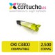 Toner OKI C3300/C3400/C3450/C3530/C3600 compatible, sustituye al toner original OKI 43460208