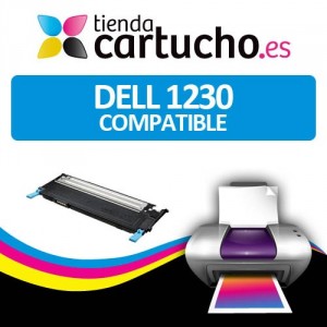 Dell 1230 CYAN Compatible con impresoras Dell Color laser 1230c , 1235cn PERTENENCIENTE A LA REFERENCIA Cartouches DELL 1230