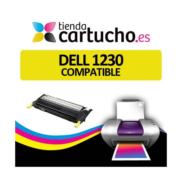 Dell 1230 JAUNE compatible avec impresoras Dell Color laser 1230c , 1235cn Dell 1230 JAUNE compatible avec impresoras Dell Color laser 1230c , 1235cn
