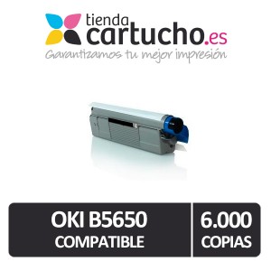 Toner NEGRO OKI C5650/C5750 compatible, sustituye al toner original OKI  43872307 PERTENENCIENTE A LA REFERENCIA OKI C5650/5750