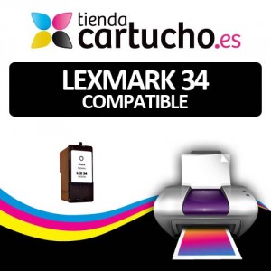 Lexmark nº 34 compatible (18CX034E) PARA LA IMPRESORA Cartouches Lexmark X2500