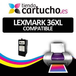 Lexmark nº 36XL Compatible con impresoras Lexmark X4650, X5650, X6650, X6675 PRO SERIE, Z2420 PARA LA IMPRESORA Cartouches Lexmark X4630