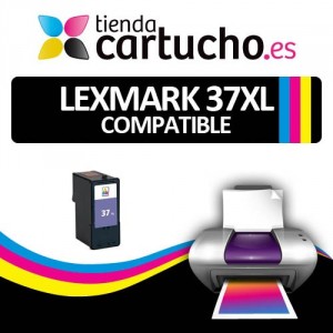 Lexmark nº 37XL Compatible con impresoras Lexmark X4650, X5650, X6650, X6675 PRO SERIE, Z2420 PARA LA IMPRESORA Cartouches Lexmark X3630