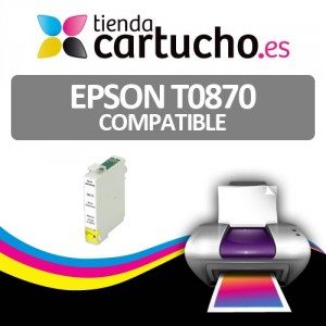 CARTUCHO COMPATIBLE EPSON T0870 PARA LA IMPRESORA Epson Stylus Photo R 1900