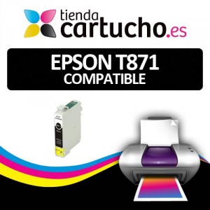 CARTUCHO COMPATIBLE EPSON T0871 PERTENENCIENTE A LA REFERENCIA Encre Epson T0870/1/2/3/4/7/8/9
