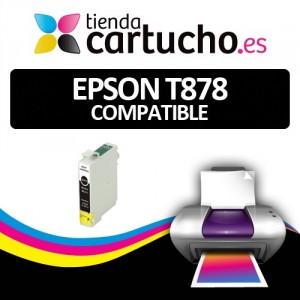 CARTUCHO COMPATIBLE EPSON T0878 PARA LA IMPRESORA Epson Stylus Photo R 1900