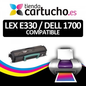 Toner LEXMARK E-330/230 (DELL 1700N) compatible, sustituye al toner original REF. 310-5402 PERTENENCIENTE A LA REFERENCIA Toner Lexmark E230 / 240 / 330 / 332 / 340 / 342