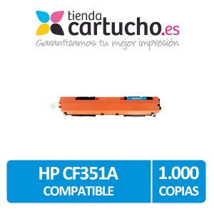 Toner CYAN HP 130A CF351A compatible PARA LA IMPRESORA Toner HP Color Laserjet Pro MFP M176N