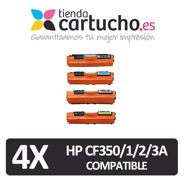PACK 4 (CHOISIR LES COULEURS) CARTOUCHES COMPATIBLES HP CF350/1/2/3 PACK 4 (CHOISIR LES COULEURS) CARTOUCHES COMPATIBLES HP CF350/1/2/3