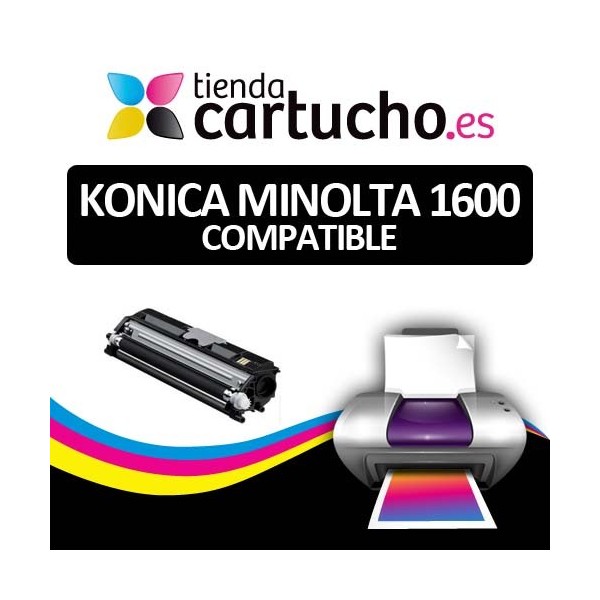 Toner NOIR KONICA MINOLTA 1600 compatible, pour imprimantes 1600W, 1650EN, 1680MF, 1690MF Toner NOIR KONICA MINOLTA 1600 compatible, pour imprimantes 1600W, 1650EN, 1680MF, 1690MF