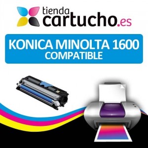 Toner CYAN KONICA MINOLTA 1600 compatible, para impresoras 1600W, 1650EN, 1680MF, 1690MF PARA LA IMPRESORA Cartouches Konica Minolta Magicolor 1680MF