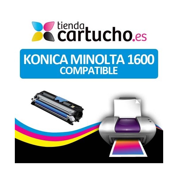 Toner CYAN KONICA MINOLTA 1600 compatible, pour imprimantes 1600W, 1650EN, 1680MF, 1690MF Toner CYAN KONICA MINOLTA 1600 compatible, pour imprimantes 1600W, 1650EN, 1680MF, 1690MF
