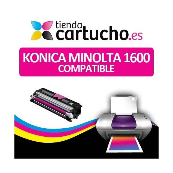 Toner MAGENTA KONICA MINOLTA 1600 compatible, pour imprimantes 1600W, 1650EN, 1680MF, 1690MF Toner MAGENTA KONICA MINOLTA 1600 compatible, pour imprimantes 1600W, 1650EN, 1680MF, 1690MF