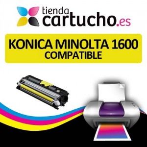 Toner AMARILLO KONICA MINOLTA 1600 compatible, para impresoras 1600W, 1650EN, 1680MF, 1690MF PARA LA IMPRESORA Cartouches Konica Minolta Magicolor 1680MF