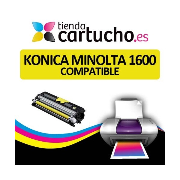 Toner JAUNE KONICA MINOLTA 1600 compatible, pour imprimantes 1600W, 1650EN, 1680MF, 1690MF Toner JAUNE KONICA MINOLTA 1600 compatible, pour imprimantes 1600W, 1650EN, 1680MF, 1690MF