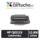 Toner HP Q6511X compatible, sustituye al toner original HP Q6511X