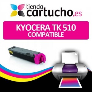 Toner MAGENTA KYOCERA TK 510 compatible con Kyocera 5020/5030 PARA LA IMPRESORA Toner Kyocera FS-C5030DTN