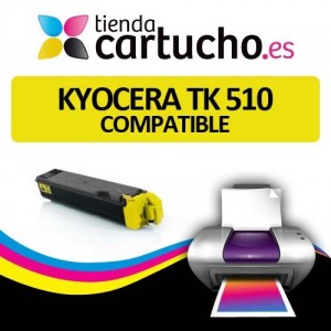 Toner AMARILLO KYOCERA TK 510 compatible con Kyocera 5020/5030 PARA LA IMPRESORA Toner Kyocera FS-C5030DTN