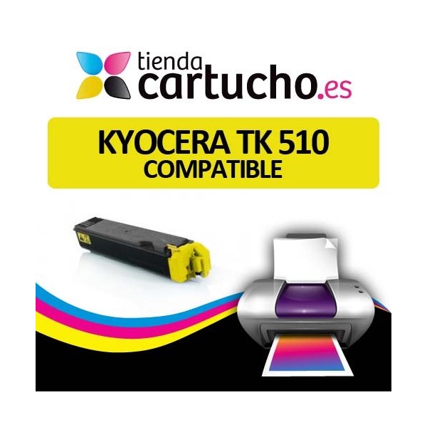 Toner JAUNE KYOCERA TK 510 compatible avec Kyocera 5020/5030 Toner JAUNE KYOCERA TK 510 compatible avec Kyocera 5020/5030