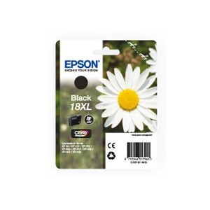 ORIGINAL EPSON 18XL NEGRO, para impresoras Expression Home XP-102, XP-202, XP-205, XP-30, XP-302 PARA LA IMPRESORA Epson Expression Home XP-302