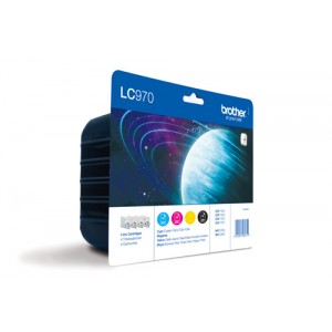 Brother LC-970 Rainbow pack (4 colores) cartucho de tinta original. PARA LA IMPRESORA Cartouches d'encre Brother MFC-260C