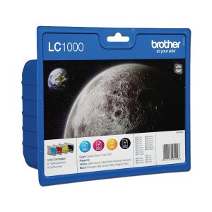 Brother LC-1000 Rainbow pack (4 colores) cartucho de tinta original. PARA LA IMPRESORA Cartouches d'encre Brother MFC-240CN