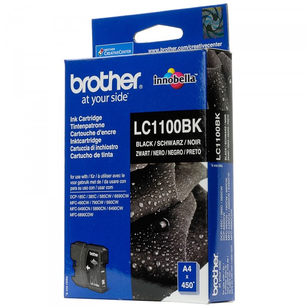 Brother LC1100 noir cartouche d'encre original. Brother LC1100 noir cartouche d'encre original.