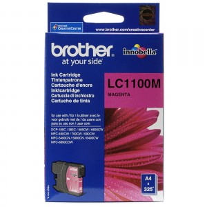 Brother LC1100 magenta cartucho de tinta original. PARA LA IMPRESORA Cartouches d'encre Brother DCP-387C