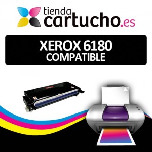 Toner NEGRO XEROX PHASER 6180 Compatible para impresoras Xerox Phaser 6180 / 6180 MFP PARA LA IMPRESORA Toner Xerox Phaser 6180 MFPVd
