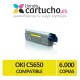 Toner NEGRO OKI C5650/C5750 compatible, sustituye al toner original OKI  43872307