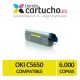 Toner NEGRO OKI C5650/C5750 compatible, sustituye al toner original OKI  43872307