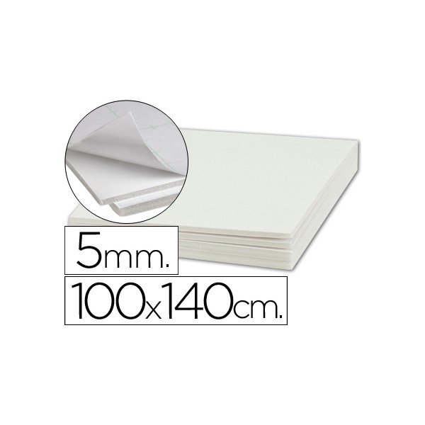 Carton pluma liderpapel adhesivo 1 cara 100x140 cm espesor 5 mm. Carton pluma liderpapel adhesivo 1 cara 100x140 cm espesor 5 mm.