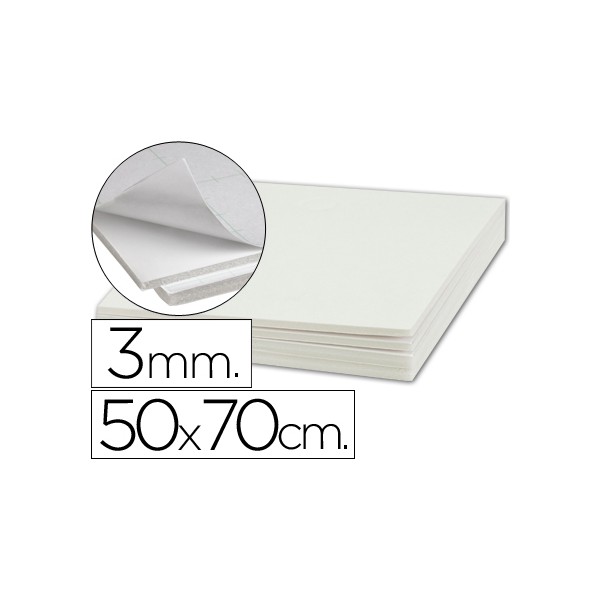 Carton pluma liderpapel adhesivo 1 cara 50x70 cm espesor 3 mm. Carton pluma liderpapel adhesivo 1 cara 50x70 cm espesor 3 mm.