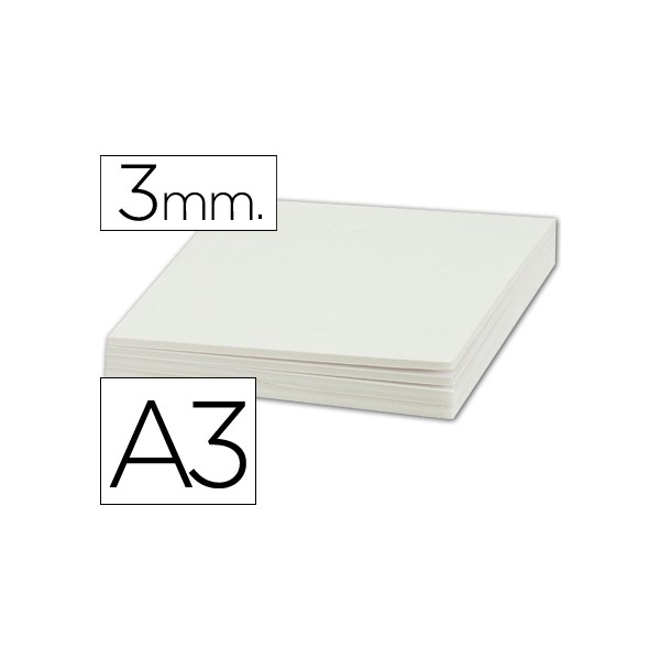 Carton pluma liderpapel doble cara din a3 espesor 3 mm. Carton pluma liderpapel doble cara din a3 espesor 3 mm.