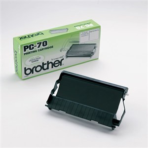 Brother PC-70 cinta de transferencia térmica original PARA LA IMPRESORA Brother Fax-T86