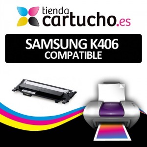 Toner SAMSUNG CLP365 (K406) NEGRO Compatible PARA LA IMPRESORA Toner Samsung CLX-3305 FN