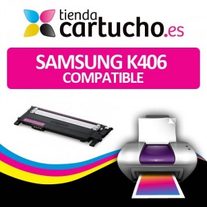 Toner SAMSUNG CLP365 (K406) MAGENTA Compatible PARA LA IMPRESORA Toner Samsung CLX-3305 FN