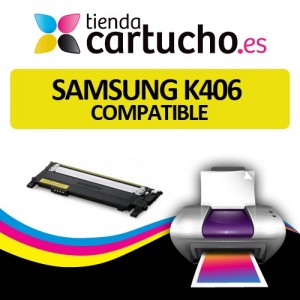Toner SAMSUNG CLP365 (K406) AMARILLO Compatible PARA LA IMPRESORA Toner Samsung CLX-3305 FN