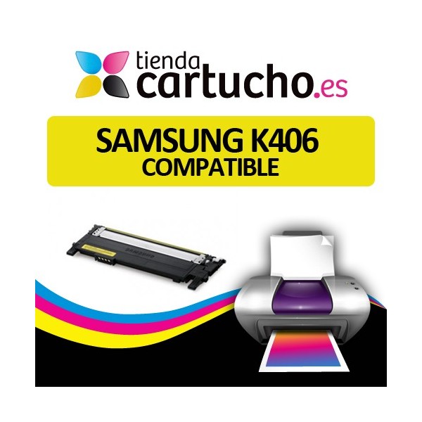 Toner SAMSUNG CLP360/365 (K406) JAUNE Compatible Toner SAMSUNG CLP360/365 (K406) JAUNE Compatible
