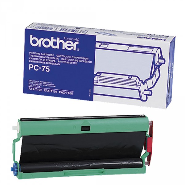 Brother PC75 Ruban de transferencia térmica original Brother PC75 Ruban de transferencia térmica original