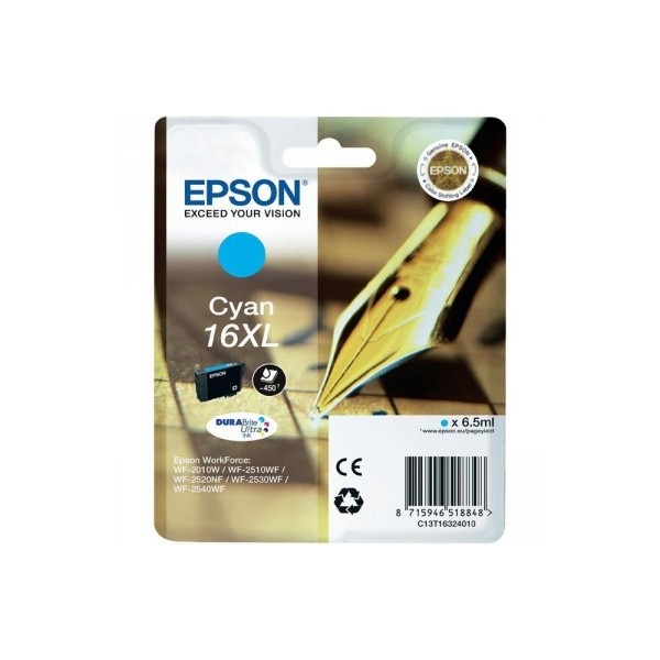 EPSON 16XL CYAN ORIGINAL ref. T1632 EPSON 16XL CYAN ORIGINAL ref. T1632