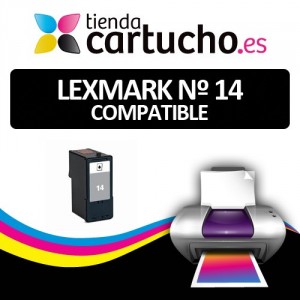 LEXMARK Nº 14 compatible para impresoras Lexmark X2600, X2620, X2630, X2650, X2670, Z2300, Z2320 PARA LA IMPRESORA Cartouches Lexmark X2650