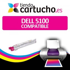 Toner DELL 5100 MAGENTA Compatible para impresoras Dell 5100CN PERTENENCIENTE A LA REFERENCIA Cartouches DELL 5100