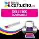 Toner DELL 5100 MAGENTA Compatible para impresoras Dell 5100CN