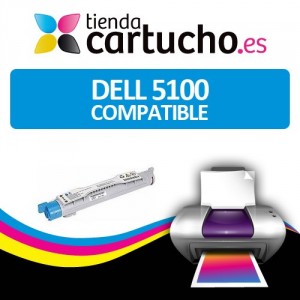 Toner DELL 5100 CYAN Compatible para impresoras Dell 5100CN PERTENENCIENTE A LA REFERENCIA Cartouches DELL 5100
