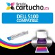 Toner DELL 5100 CYAN Compatible para impresoras Dell 5100CN