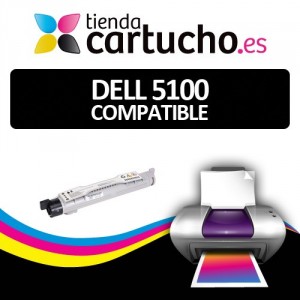 Toner DELL 5100 NEGRO Compatible para impresoras Dell 5100CN PERTENENCIENTE A LA REFERENCIA Cartouches DELL 5100