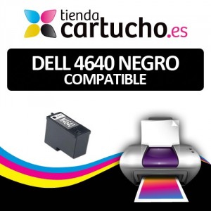Dell 4640 / M4640 NEGRO (MK992) Compatible con Dell All-in-One 922 / 924 / 926 / 942 / 944 / 946 / 962 / 964 PERTENENCIENTE A LA REFERENCIA Cartouches DELL 4646 / M4646