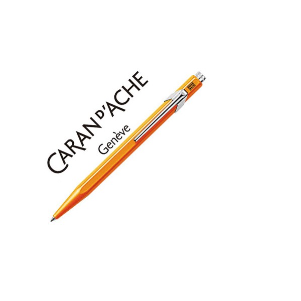 Boligrafo caran d'ache 849 fluo naranja punta media. Boligrafo caran d'ache 849 fluo naranja punta media.